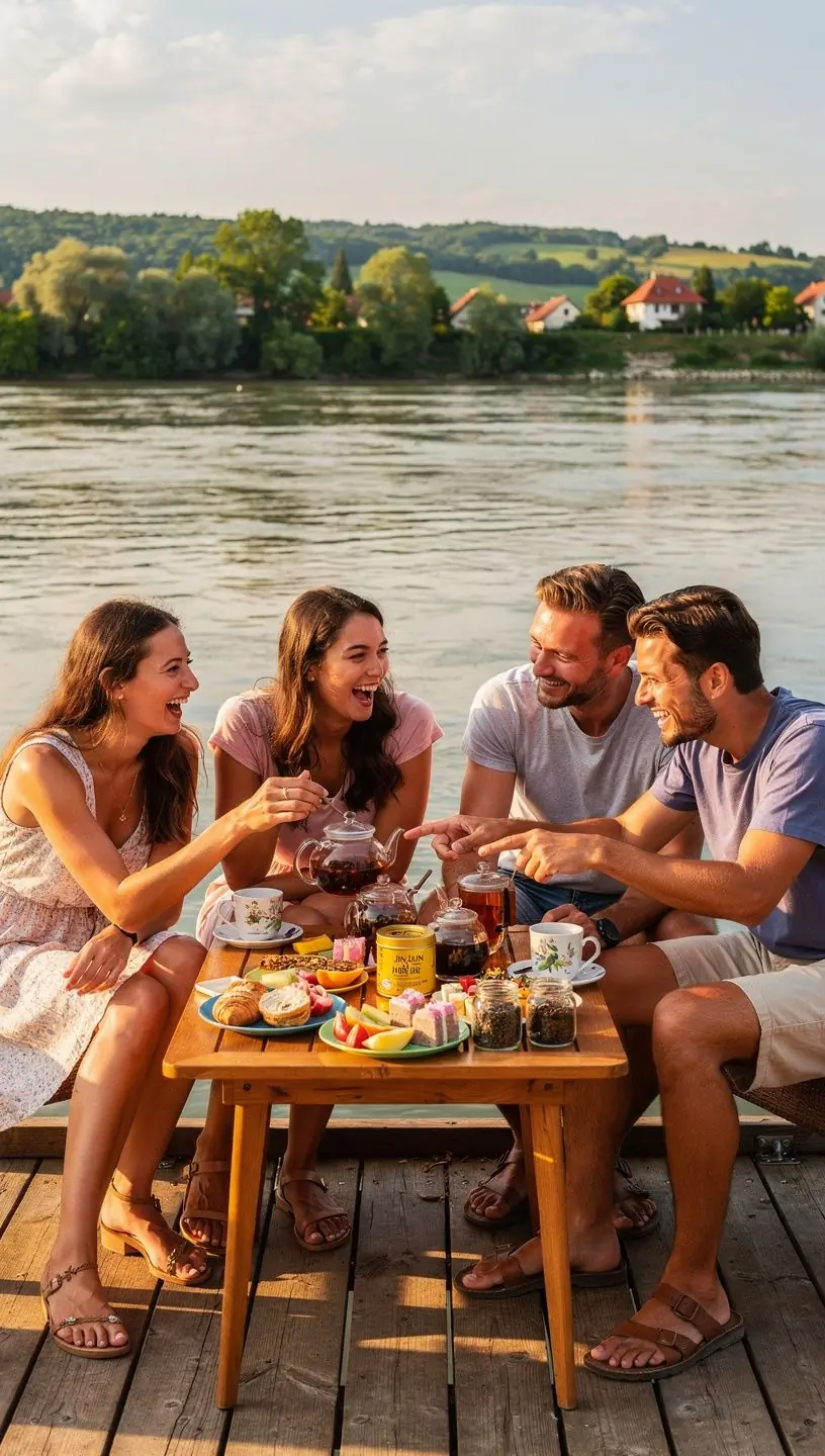 Klasszikus fekete tea készen áll a főzésre, gazdag arany árnyalatokkal.
