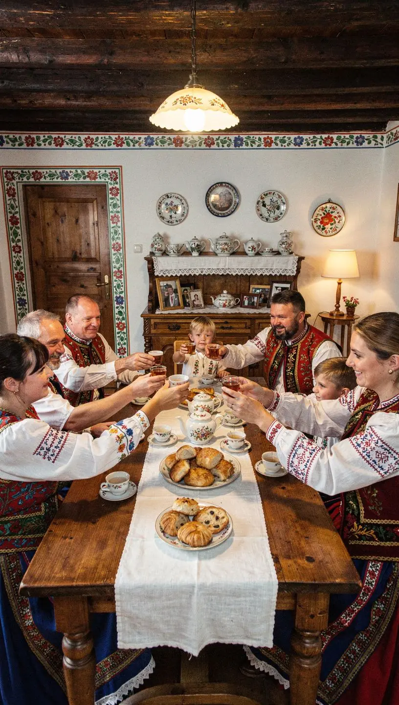 Csészében gőzölgő tea, amely tükrözi a prémium minőséget és az eleganciát.